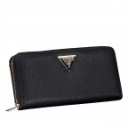 Geldbörse Laurel II mit Griffschlaufe, Farbe: schwarz, taupe/khaki, Marke: Guess, Abmessungen in cm: 20.5x10x2.8, Bild 2 von 5