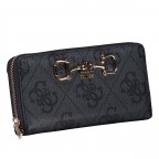 Geldbörse Janie 4G-Logo, Farbe: anthrazit, braun, Marke: Guess, Abmessungen in cm: 20.5x10x2.5, Bild 2 von 4