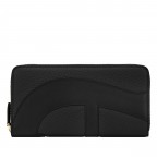 Geldbörse Deborah mit RFID-Schutz, Farbe: schwarz, rot/weinrot, Marke: AIGNER, Abmessungen in cm: 19x10x2.5, Bild 1 von 4