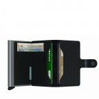 Geldbörse Miniwallet Optical mit RFID-Schutz, Farbe: schwarz, anthrazit, Marke: Secrid, Abmessungen in cm: 6.8x10.2x2.1, Bild 4 von 5
