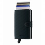 Geldbörse Miniwallet Optical mit RFID-Schutz, Farbe: schwarz, anthrazit, Marke: Secrid, Abmessungen in cm: 6.8x10.2x2.1, Bild 5 von 5