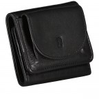 Geldbörse Nappa mit RFID-Schutz, Farbe: schwarz, anthrazit, blau/petrol, rot/weinrot, rosa/pink, beige, Marke: Hausfelder Manufaktur, Abmessungen in cm: 10x8x2, Bild 2 von 5