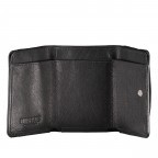 Geldbörse Nappa mit RFID-Schutz, Farbe: schwarz, anthrazit, blau/petrol, rot/weinrot, rosa/pink, beige, Marke: Hausfelder Manufaktur, Abmessungen in cm: 10x8x2, Bild 4 von 5