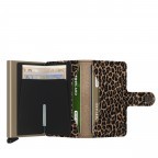 Mini-Geldbörse Miniwallet Leo, Farbe: braun, beige, Marke: Secrid, Abmessungen in cm: 6.8x10.2x2.1, Bild 3 von 5