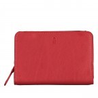 Geldbörse Nappa mit RFID-Schutz, Farbe: schwarz, rot/weinrot, rosa/pink, beige, Marke: Hausfelder Manufaktur, Abmessungen in cm: 13x9x1.5, Bild 1 von 4