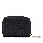 Geldbörse Falak Relove Recycle, Farbe: schwarz, taupe/khaki, Marke: Valentino Bags, Abmessungen in cm: 10x7.2x2, Bild 3 von 4