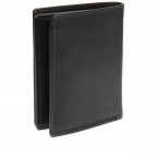 Geldbörse Soft Nappa Series Vincent mit RFID-Schutz, Farbe: schwarz, braun, Marke: The Chesterfield Brand, Abmessungen in cm: 8.5x10.5x2, Bild 3 von 6