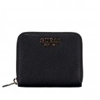 Geldbörse Laurel II, Farbe: schwarz, taupe/khaki, Marke: Guess, Abmessungen in cm: 11x9.5x2.5, Bild 1 von 4