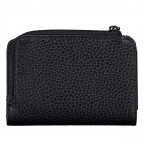 Geldbörse Mellow Leather FZP77, Farbe: schwarz, blau/petrol, Marke: Mandarina Duck, Abmessungen in cm: 12x8.5x2, Bild 3 von 4