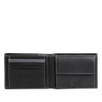 Geldbörse Tinello Gilbrecht Schwarz, Farbe: schwarz, Marke: Maitre, EAN: 4006053087933, Abmessungen in cm: 12.3x9.2x2, Bild 4 von 5