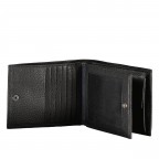 Geldbörse Cardona Minos H14, Farbe: schwarz, braun, Marke: Joop!, Abmessungen in cm: 12x9.5x2, Bild 3 von 4