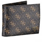Geldbörse Vezzola Brown Ochre, Farbe: braun, Marke: Guess, EAN: 7621701163639, Abmessungen in cm: 12x9.5x2, Bild 2 von 5