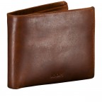 Geldbörse Cerratano Ninos MH10, Farbe: schwarz, cognac, Marke: Joop!, Abmessungen in cm: 11.5x9.5x2, Bild 2 von 4