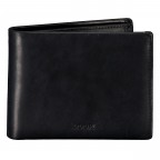 Geldbörse Cerratano Typhon MH9, Farbe: schwarz, cognac, Marke: Joop!, Abmessungen in cm: 12.5x9.5x2.5, Bild 1 von 4