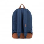 Rucksack Heritage Volumen 19 Liter Navy, Farbe: blau/petrol, Marke: Herschel, EAN: 0828432005437, Abmessungen in cm: 31x45x12, Bild 3 von 5