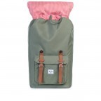 Rucksack Little America Volumen 23 Liter Deep Lichen Green, Farbe: grün/oliv, Marke: Herschel, EAN: 0828432083015, Abmessungen in cm: 28x50x17, Bild 3 von 4