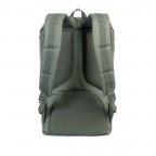 Rucksack Little America Volumen 23 Liter Deep Lichen Green, Farbe: grün/oliv, Marke: Herschel, EAN: 0828432083015, Abmessungen in cm: 28x50x17, Bild 4 von 4