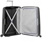 Koffer S´Cure Spinner 69 Black, Farbe: schwarz, Marke: Samsonite, EAN: 5414847326462, Abmessungen in cm: 49x69x29, Bild 3 von 6