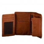 Geldbörse Anchor-Love Magnus SL-14528, Farbe: anthrazit, braun, cognac, Marke: Harbour 2nd, Abmessungen in cm: 9.5x12x2.5, Bild 5 von 5