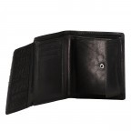 Geldbörse Nature, Farbe: schwarz, braun, Marke: Hausfelder Manufaktur, Abmessungen in cm: 10.2x12.2x2, Bild 5 von 5