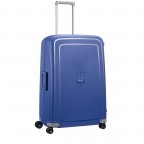 Koffer S´Cure Spinner 75 Dark Blue, Farbe: blau/petrol, Marke: Samsonite, EAN: 5414847326554, Abmessungen in cm: 52x75x31, Bild 2 von 5