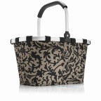 Einkaufskorb Carrybag Taupe Baroque, Farbe: taupe/khaki, Marke: Reisenthel, EAN: 4012013569326, Abmessungen in cm: 48x29x28, Bild 1 von 5
