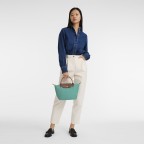 Handtasche Le Pliage Handtasche S Türkis, Farbe: grün/oliv, Marke: Longchamp, EAN: 3597922260591, Abmessungen in cm: 23x22x14, Bild 4 von 6