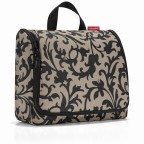 Kulturbeutel Toiletbag XL zum Aufhängen Taupe Baroque, Farbe: taupe/khaki, Marke: Reisenthel, EAN: 4012013571756, Abmessungen in cm: 28x25x10, Bild 1 von 3