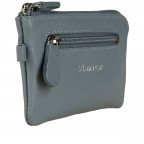 Schlüsseletui Luise 458, Farbe: schwarz, blau/petrol, taupe/khaki, grün/oliv, rosa/pink, orange, beige, Marke: Flanigan, Abmessungen in cm: 12x7x0.8, Bild 2 von 4