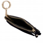 Schlüsseletui Kroko, Farbe: schwarz, beige, Marke: Hausfelder Manufaktur, Abmessungen in cm: 12.5x8x1.7, Bild 4 von 4