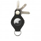 Schlüsselanhänger Lusso AirTag Key Holder, Farbe: schwarz, braun, cognac, Marke: Garzini, Abmessungen in cm: 5x8.5x2, Bild 2 von 5