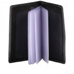 Karten-/Ausweisetui Nappa mit RFID-Schutz, Farbe: schwarz, braun, rot/weinrot, Marke: Hausfelder Manufaktur, Abmessungen in cm: 7x10.2x1, Bild 4 von 4