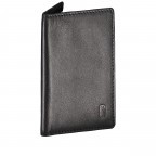 Karten-/Ausweisetui Nappa mit RFID-Schutz, Farbe: schwarz, braun, rot/weinrot, Marke: Hausfelder Manufaktur, Abmessungen in cm: 7x10.2x1, Bild 2 von 4