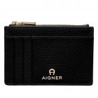 Karten-/Ausweisetui Selena, Farbe: schwarz, blau/petrol, rot/weinrot, beige, Marke: AIGNER, Abmessungen in cm: 12x8x1, Bild 1 von 2