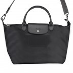 Handtasche Le Pliage Néo Handtasche M Schwarz, Farbe: schwarz, Marke: Longchamp, EAN: 3597921827689, Abmessungen in cm: 32x28x17, Bild 1 von 3