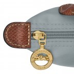 Kosmetiktasche Le Pliage Pochette, Farbe: grau, blau/petrol, braun, grün/oliv, rot/weinrot, rosa/pink, orange, beige, Marke: Longchamp, Abmessungen in cm: 17x10x5.5, Bild 5 von 5