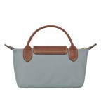 Kosmetiktasche Le Pliage Pochette, Farbe: grau, blau/petrol, braun, grün/oliv, rot/weinrot, rosa/pink, orange, beige, Marke: Longchamp, Abmessungen in cm: 17x10x5.5, Bild 3 von 5