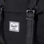 Rucksack Little America einfarbig Volumen 23 Liter Black, Farbe: schwarz, Marke: Herschel, EAN: 0828432043408, Abmessungen in cm: 28.56x49.9x17.78, Bild 5 von 5