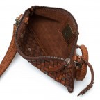 Umhängetasche / Clutch Soft-Weaving Lillen B3.4795 Charming Cognac, Farbe: cognac, Marke: Harbour 2nd, EAN: 4046478019133, Abmessungen in cm: 23x13x2, Bild 3 von 7