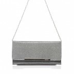 Umhängetasche / Clutch Gris, Farbe: grau, metallic, Marke: Menbur, Abmessungen in cm: 30.5x14.5x0.1, Bild 1 von 6