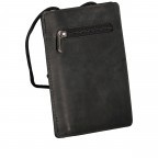 Brustbeutel Schwarz, Farbe: schwarz, Marke: Hausfelder Manufaktur, EAN: 4039584251511, Abmessungen in cm: 10.3x12.2x0.7, Bild 2 von 4