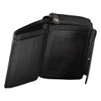 Geldbörse Elegance Schwarz, Farbe: schwarz, Marke: Hausfelder Manufaktur, EAN: 4039584250071, Abmessungen in cm: 12x10x3, Bild 5 von 5