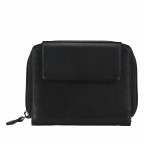 Geldbörse Elegance Schwarz, Farbe: schwarz, Marke: Hausfelder Manufaktur, EAN: 4039584250071, Abmessungen in cm: 12x10x3, Bild 1 von 5