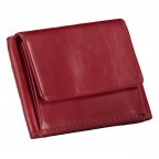 Geldbörse Elegance Rot, Farbe: rot/weinrot, Marke: Hausfelder Manufaktur, EAN: 4039584003691, Abmessungen in cm: 8.4x5.5x1.5, Bild 2 von 4