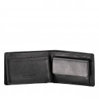 Geldbörse Elegance Schwarz, Farbe: schwarz, Marke: Hausfelder Manufaktur, EAN: 4039584250019, Abmessungen in cm: 10x6.5x2, Bild 4 von 5