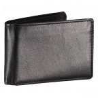 Geldbörse Elegance Schwarz, Farbe: schwarz, Marke: Hausfelder Manufaktur, EAN: 4039584250019, Abmessungen in cm: 10x6.5x2, Bild 2 von 5