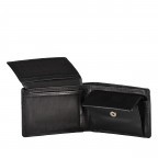 Geldbörse Elegance Schwarz, Farbe: schwarz, Marke: Hausfelder Manufaktur, EAN: 4039584250019, Abmessungen in cm: 10x6.5x2, Bild 5 von 5