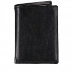 Geldbörse Elegance mit herausnehmbarem Dokumentenfach Schwarz, Farbe: schwarz, Marke: Hausfelder Manufaktur, EAN: 4039584003677, Abmessungen in cm: 9.5x12.7x2, Bild 1 von 5