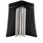 Kartenetui Elegance Schwarz, Farbe: schwarz, Marke: Hausfelder Manufaktur, EAN: 4039584250002, Abmessungen in cm: 8x11x1, Bild 4 von 4