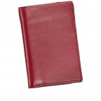 Kartenetui Elegance Rot, Farbe: rot/weinrot, Marke: Hausfelder Manufaktur, EAN: 4039584003714, Abmessungen in cm: 8x11x1, Bild 2 von 4